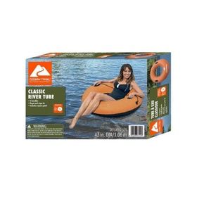 BRAND NEW ozark outdoor classic river inflatable tube (orange)